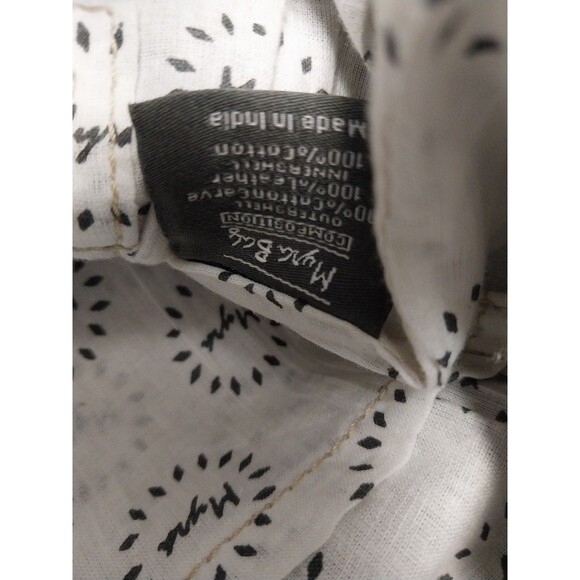 Myra Bag Blossom Print Upcycled Canvas & Leather Shoulder Bag - Picture 14 of 16